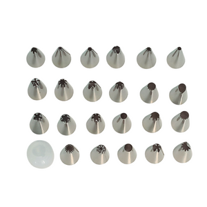 Small Piping Tips Set (24 Pieces)