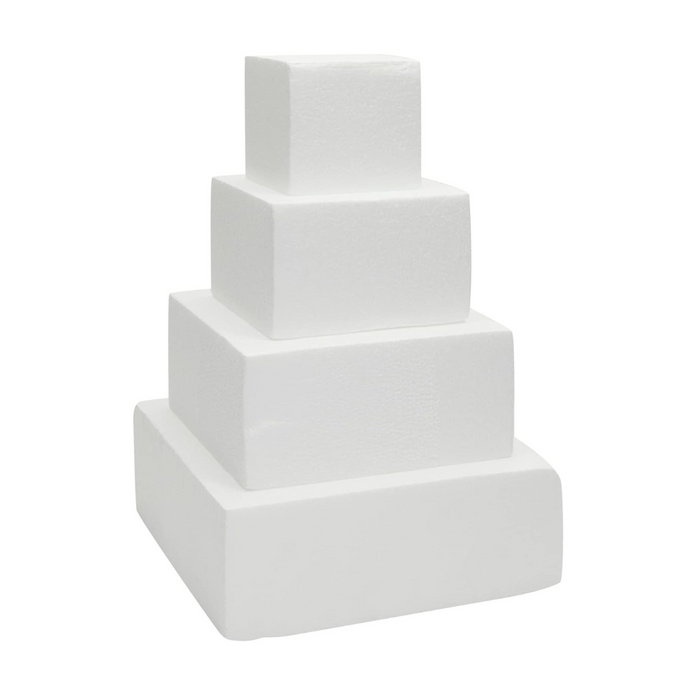 Square Foam Cake Dummies (4 sizes)