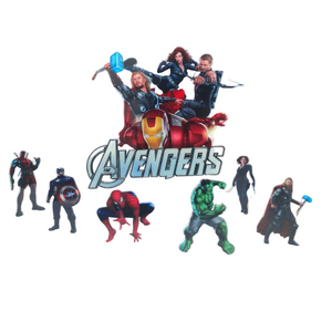 Avengers Characters Toppers Set