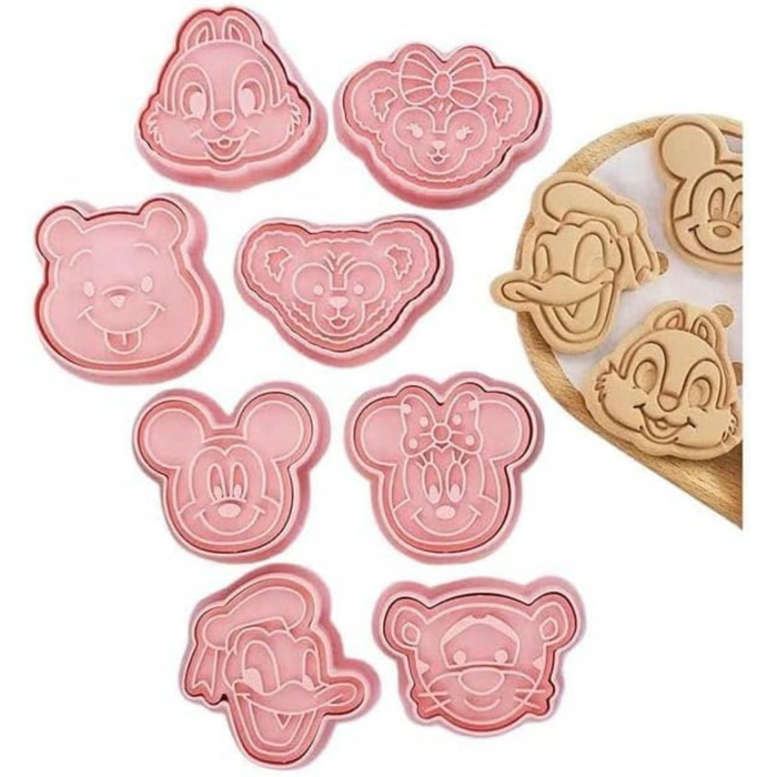 Disney Characters Cutters with Stamp Set