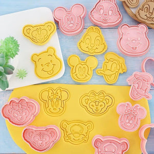 Disney Characters Cutters with Stamp Set