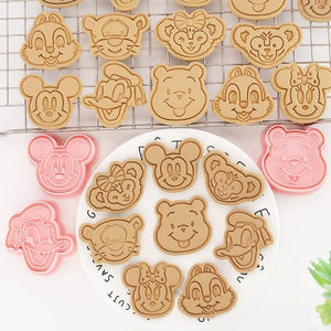 Disney Characters Cutters with Stamp Set