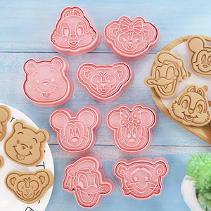 Disney Characters Cutters with Stamp Set