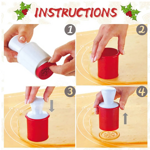 Christmas Cutter with Stamps