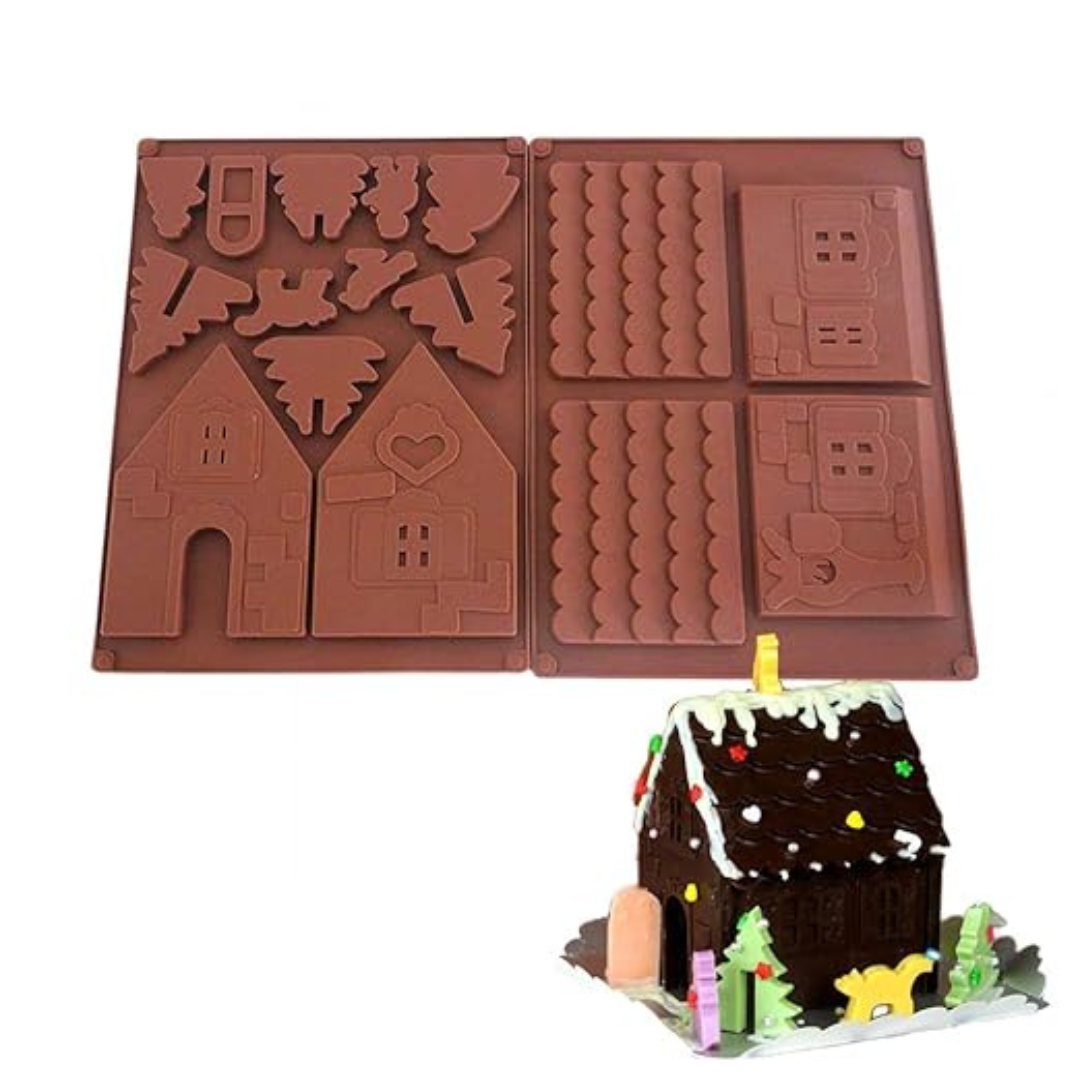 Gingerbread house outlet molds