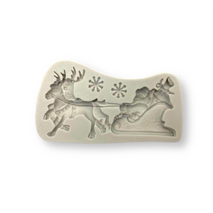 Santa & Sleigh Silicone Mold