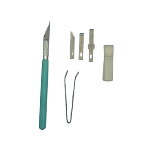 Cutter Pen, Tweezer & Blades Set