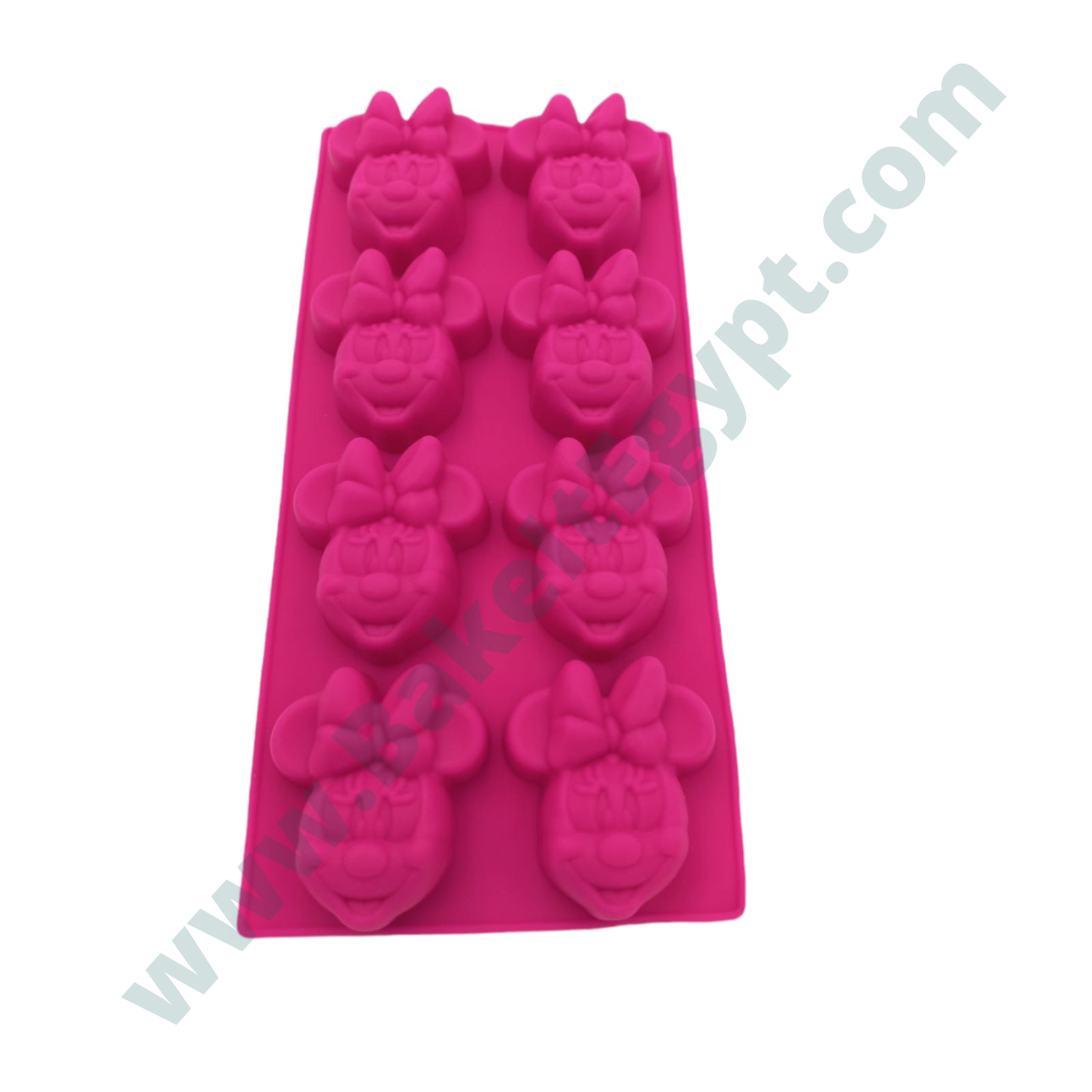 Minnie Mouse red silicone food mold - modeS4u