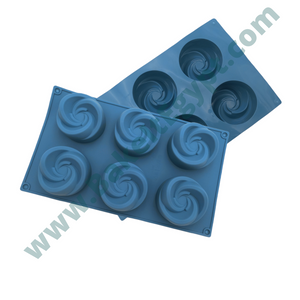 Medium Flower Swirl Bundt Cake Silicone Mold