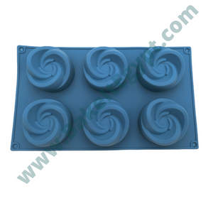 Medium Flower Swirl Bundt Cake Silicone Mold