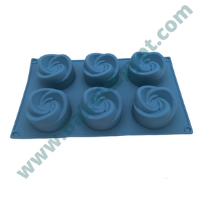 Medium Flower Swirl Bundt Cake Silicone Mold