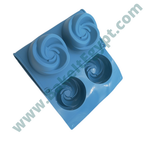 Medium Flower Swirl Bundt Cake Silicone Mold