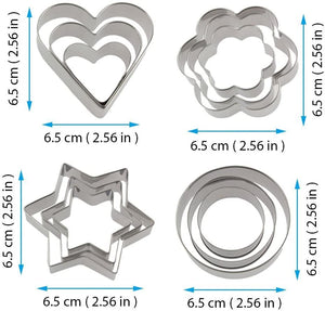 Stainless Steel Cutter Set (12 Pieces)