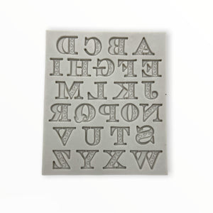 English Alphabet Silicone Mold